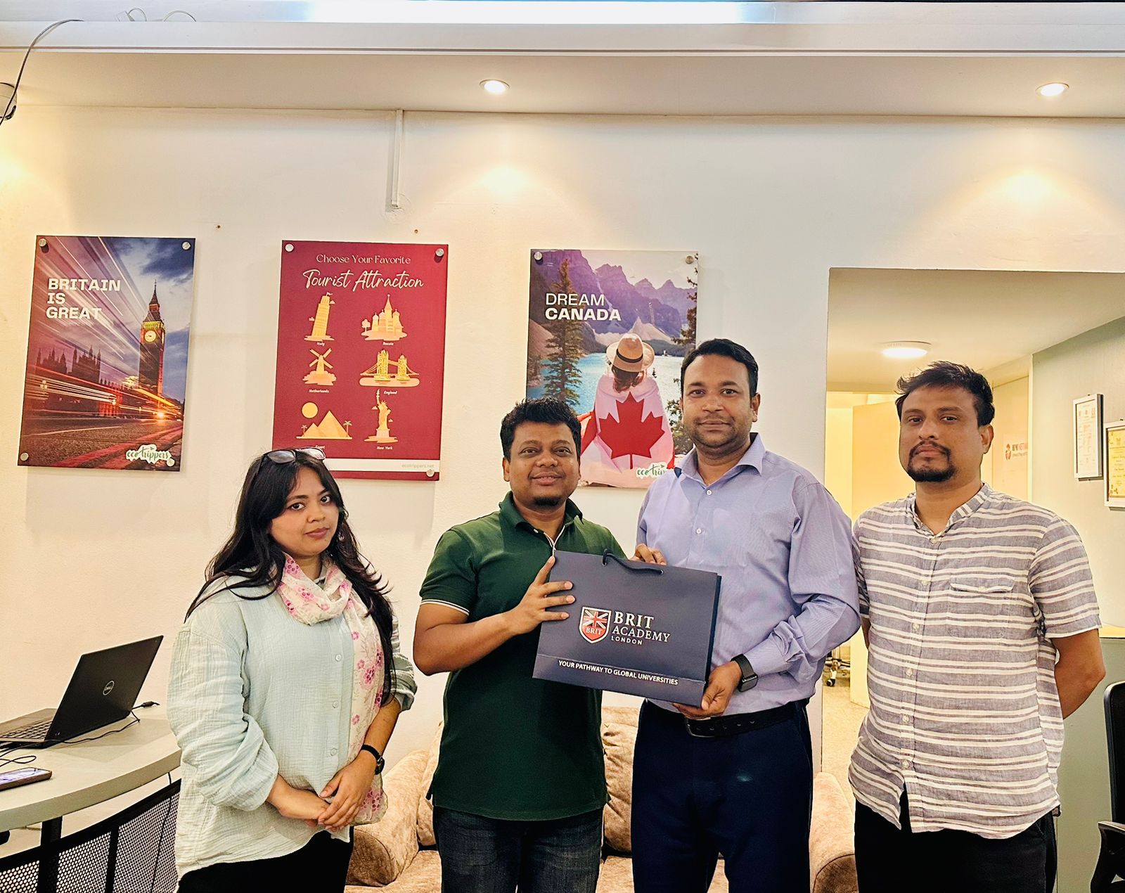 BRIT Academy London Director Visits Our Office